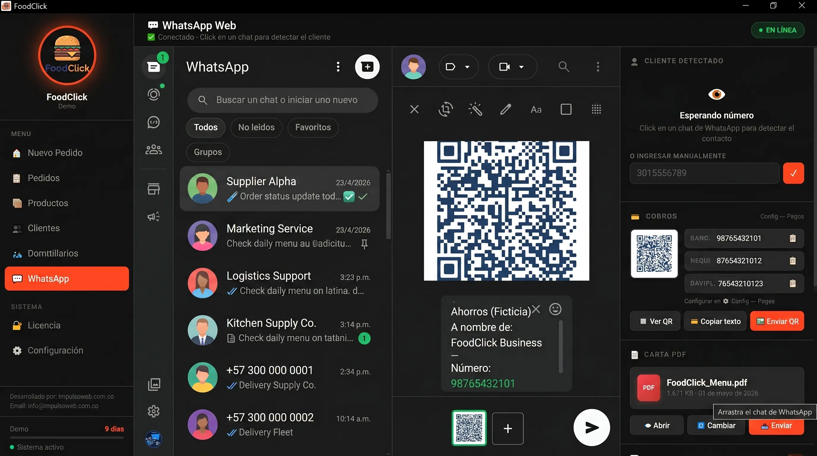 Adjuntar QR de Pago
