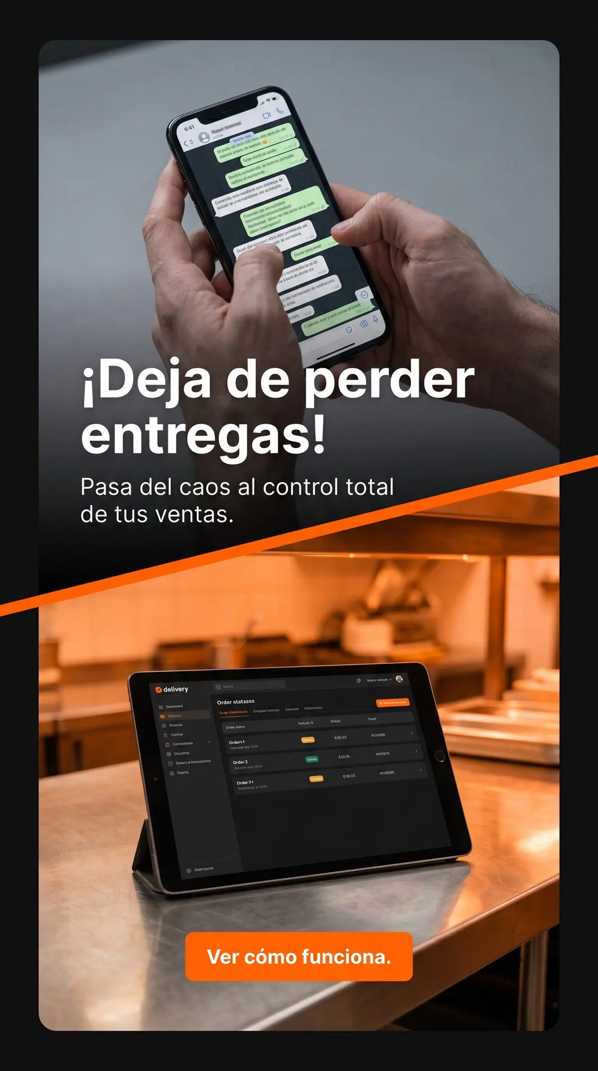 Deja de perder entregas