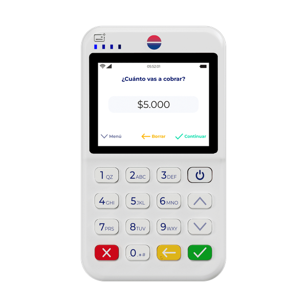 Datáfono Bold Plus Oficial con Pantalla Táctil