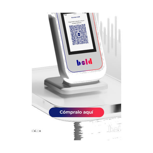 Datáfono SonoQR Bold con Altavoz